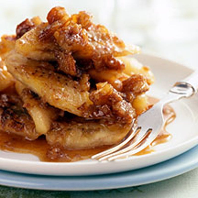 Photo de Bananes sautées avec une sauce pralinée par WW