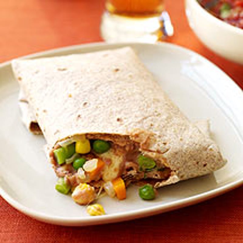 Photo de Recette facile de burrito aux haricots et légumes par WW