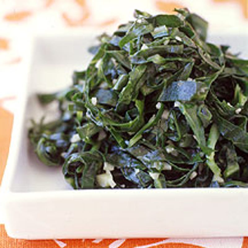Photo of Brazilian-Style Garlic-Collard Greens by WW