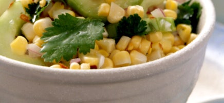 Corn and Cucumber Salsa