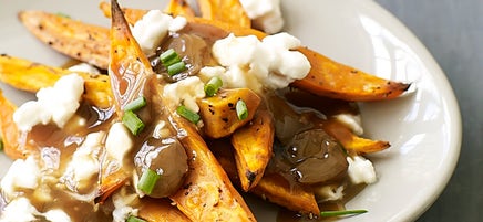 Poutine aux patates douces