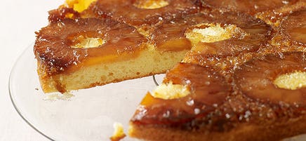 Gâteau renversé à l’ananas aux cinq ingrédients