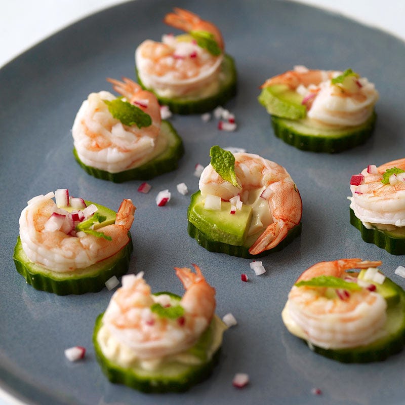 Photo de Hors d’œuvre aux crevettes et aux avocats par WW