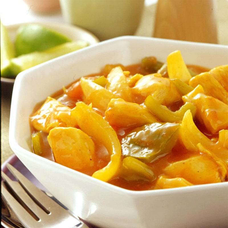 Photo de Poulet au cari sucré et aigre à la mijoteuse par WW