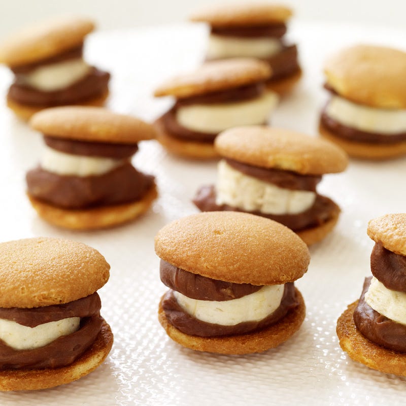 Photo of Frozen chocolate-peanut butter and banana-cookie bites by WW