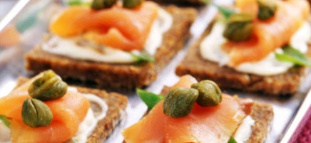 Smoked Salmon Canapés