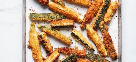 Frites de courgettes