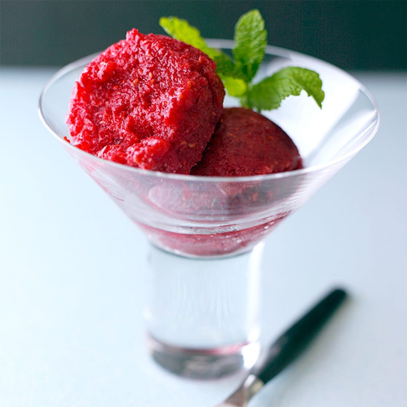 Photo of Cranberry and raspberry sorbet by WW