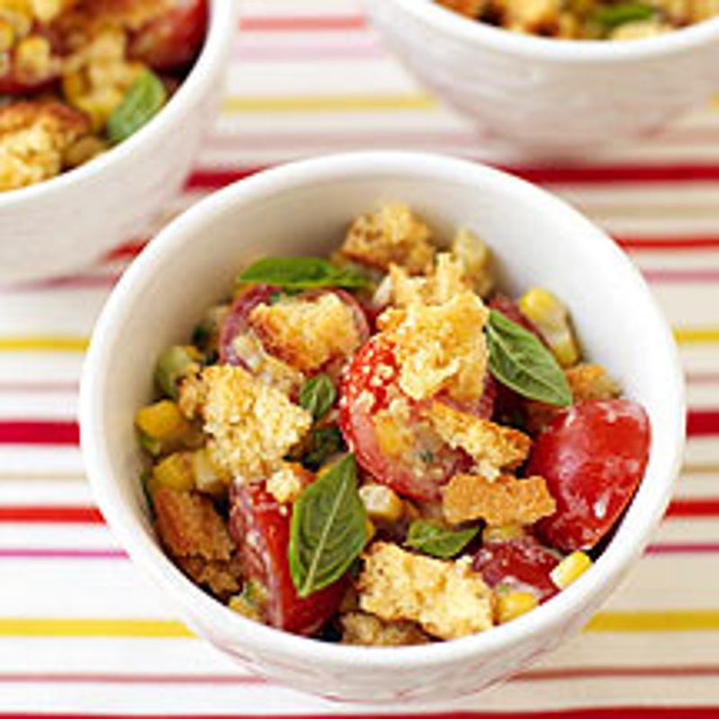 Photo of Corn panzanella salad by WW
