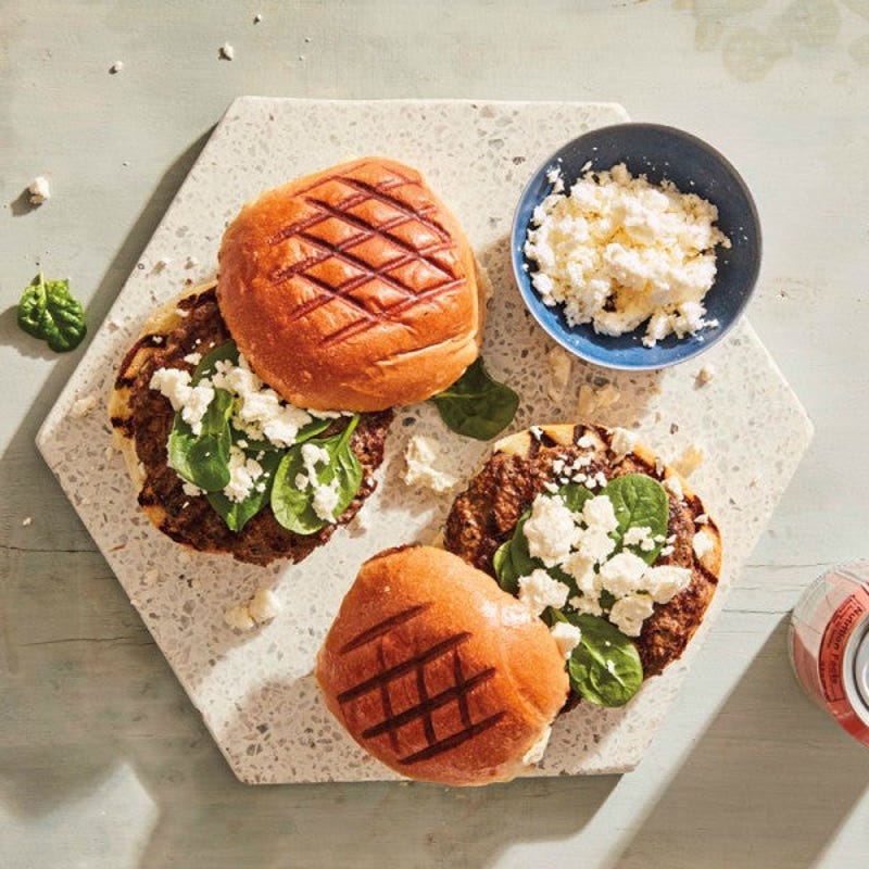 Photo de Burgers au fromage à la grecque par WW