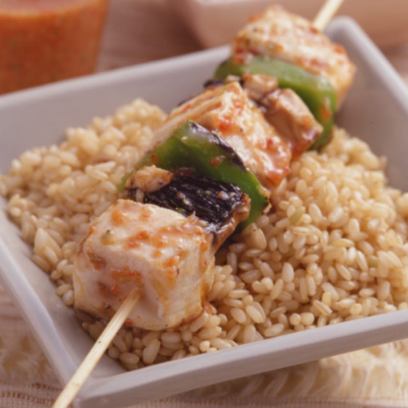 Photo of Halibut Kebabs with Spicy Pepper Sauce by WW