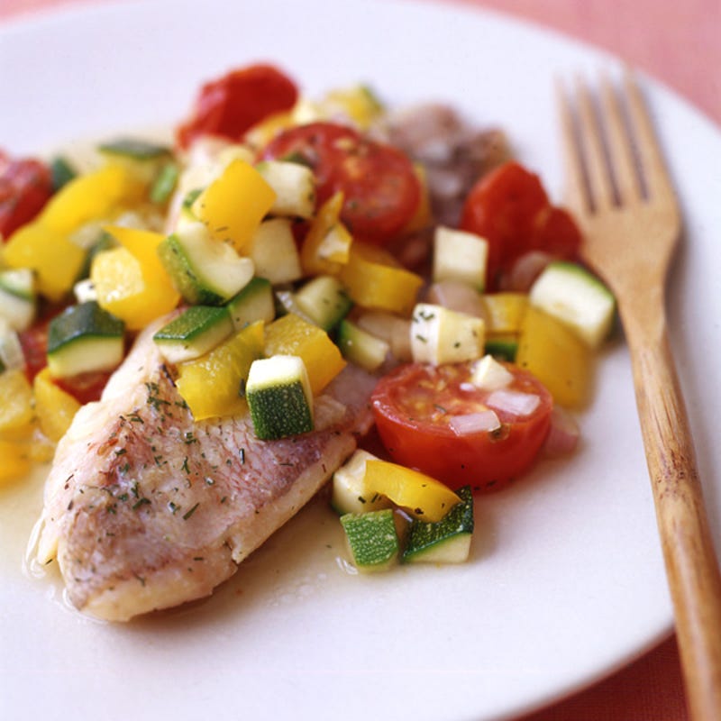 Photo of Seasoned Red Snapper Baked in Packets by WW