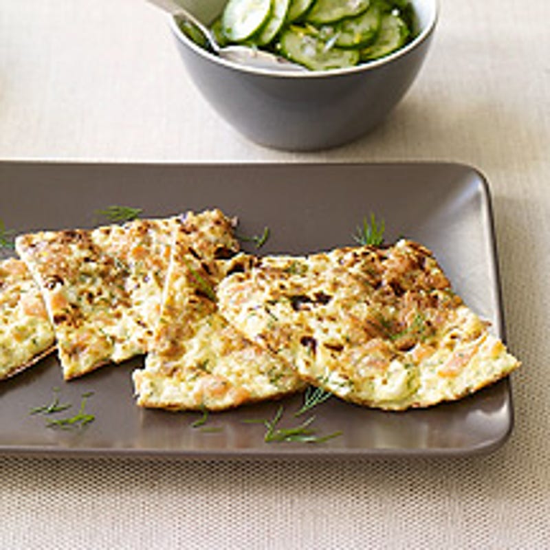 Photo of Smoked Salmon Frittata with Cucumber-Dill Salad by WW
