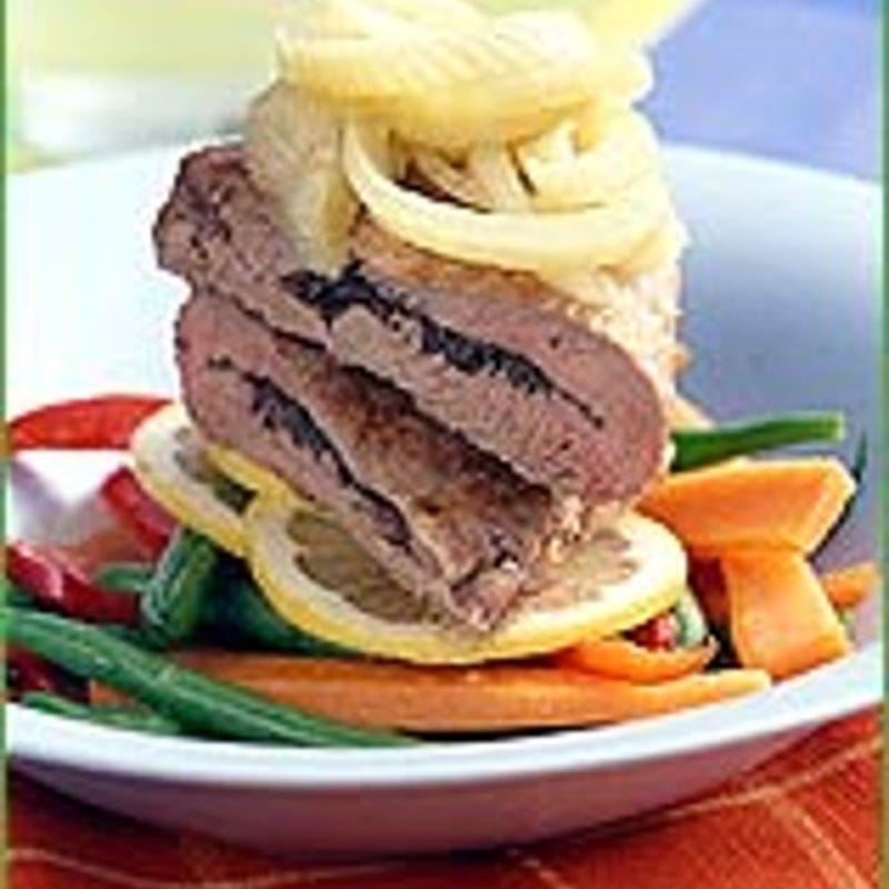 Photo de Escalopes d'agneau à la tapenade et au fenouil par WW