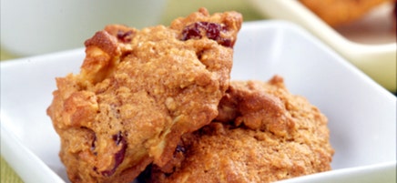 Apple-Cranberry Breakfast Cookies