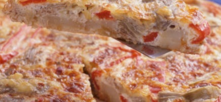 Artichoke and Red Pepper Frittata