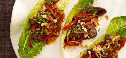 Thai Style Venison Lettuce Wraps