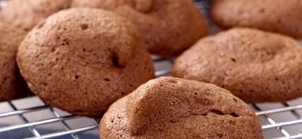 Biscuits à la meringue au chocolat