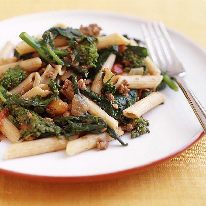 Photo de Pâtes avec brocoli italien et sauce bolognaise par WW