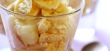 Parfaits à la crème de banane