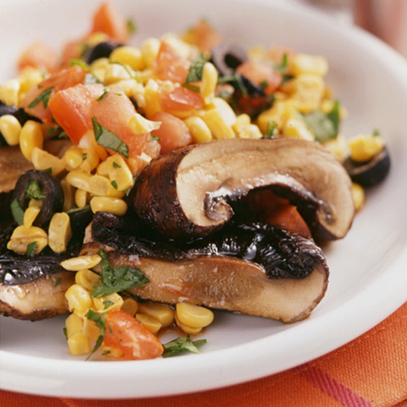 Photo of Grilled Portobellos with Fresh Corn Salsa by WW