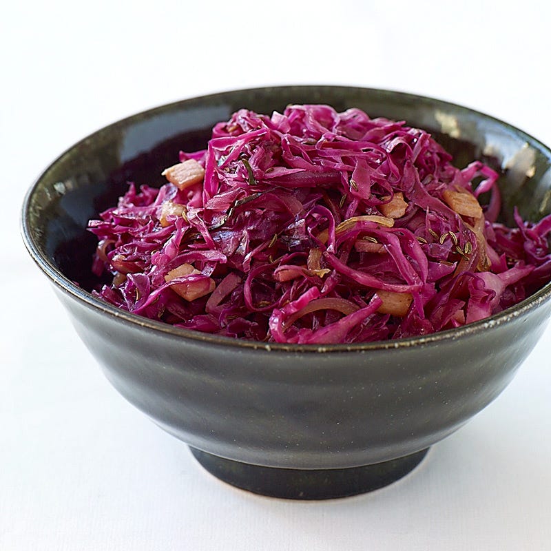 Photo of Sautéed Sweet & Sour Cabbage with Caraway and Back Bacon by WW