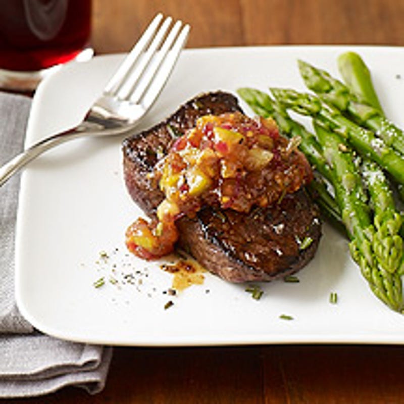 Photo of Seared Venison Medallions with Quick Cloudberry Chutney by WW