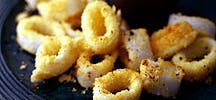 Calamari Rings with Spicy Salsa