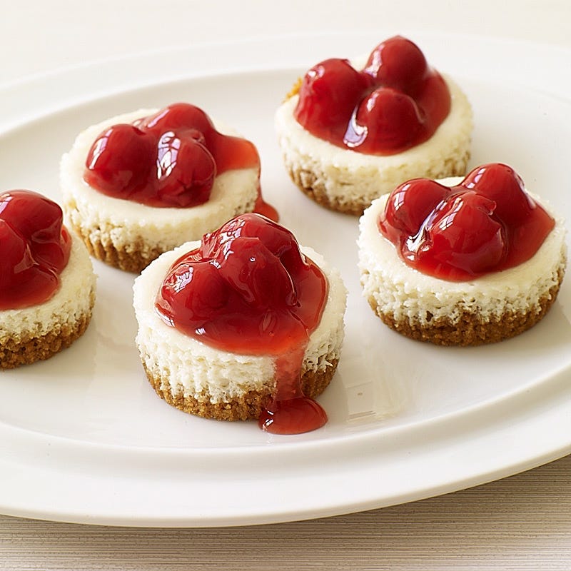 Photo of Mini Cherry Cheesecakes by WW