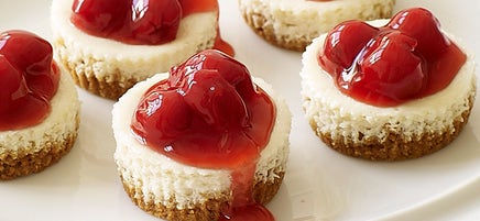 Mini Cherry Cheesecakes
