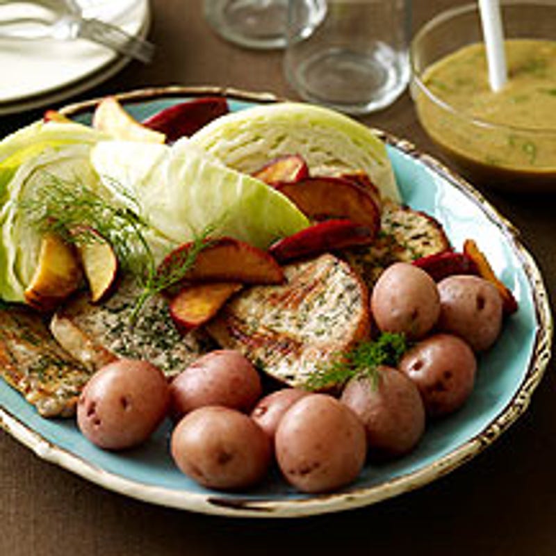 Photo of Pork Chop Dinner with Apple-Cider Sauce by WW