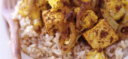 Roasted Cauliflower and Tofu Curry