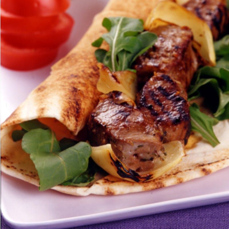 Photo of Lamb souvlaki pita by WW