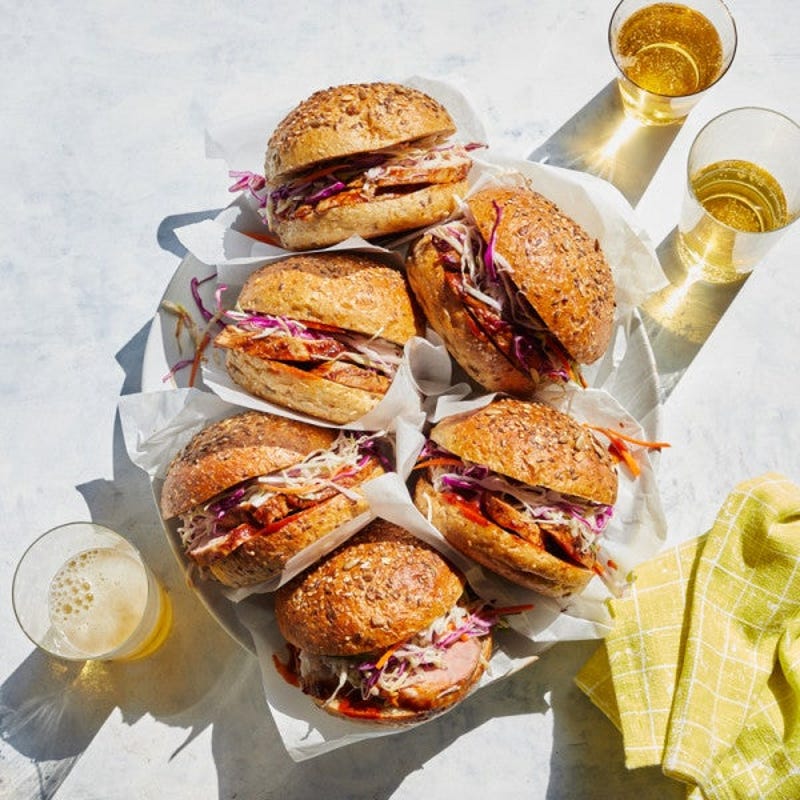 Photo of BBQ Pork Sandwich with Homemade Slaw by WW