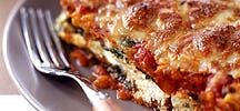 Chicken and spinach lasagna