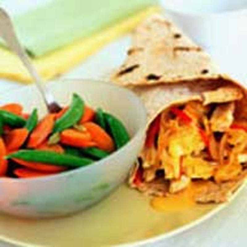 Photo of Glazed carrots and sugar-snap peas by WW