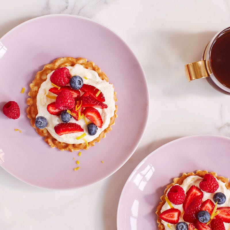 Photo de Pizzelle au citron et aux petits fruits par WW