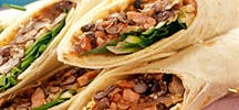 Ham and Black Bean Burritos