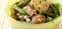 Fingerling Potato and Green Bean Salad with Fresh Herb Dressing