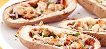 Cajun-style potato skins