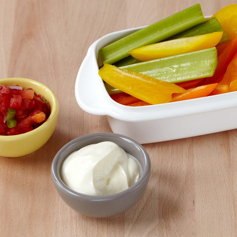 Crudités et trempette