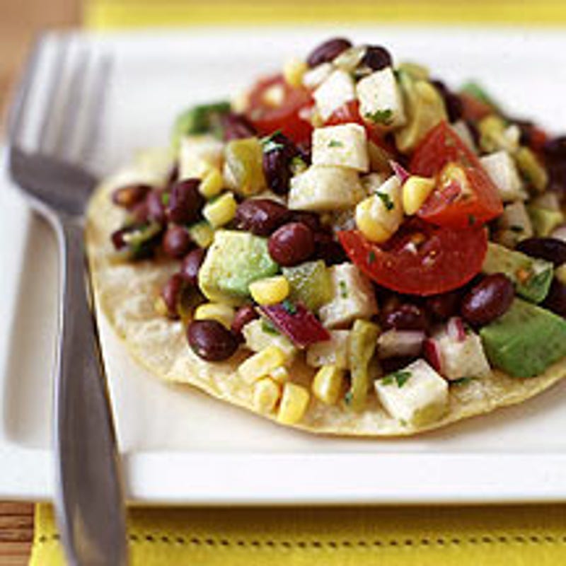 Photo of Mexican Black Bean Salad Tostada by WW