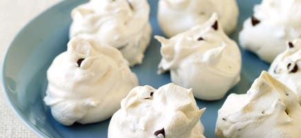 Biscuits à la meringue et aux brisures de chocolat