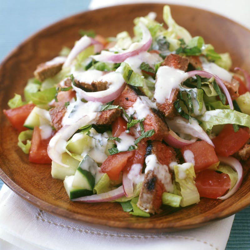 Photo of Lamb Souvlaki Salad by WW
