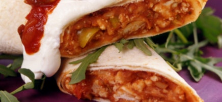 Baked Turkey and Jack Cheese Chimichangas