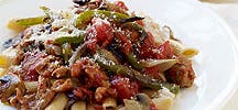Penne with Peppers and Sausage