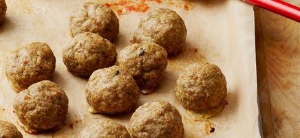 Turkey-Pesto Meatballs