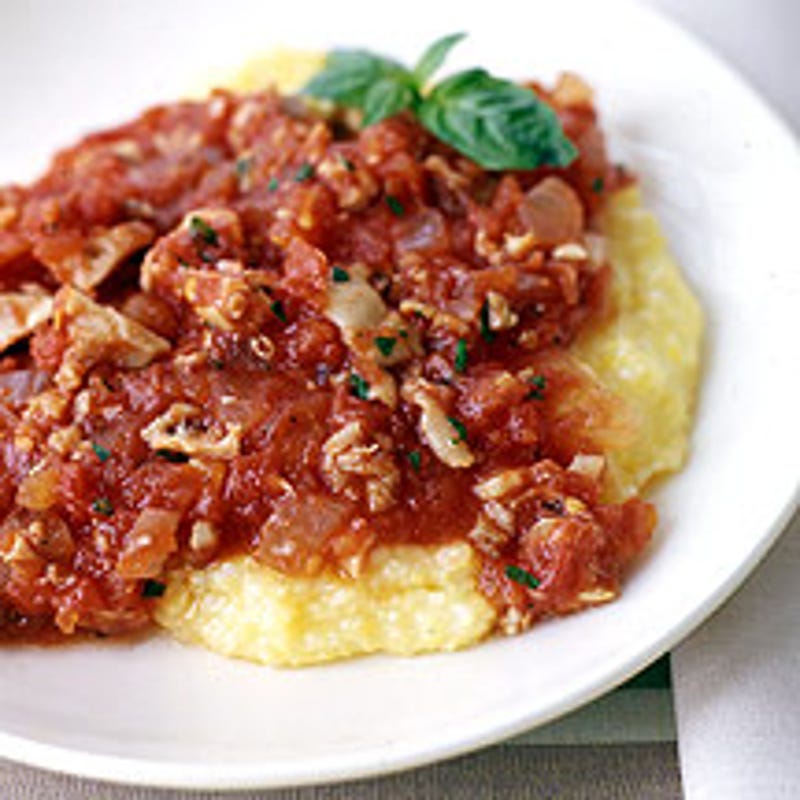 Photo of Clam Sauce with Roasted-Garlic over Polenta by WW
