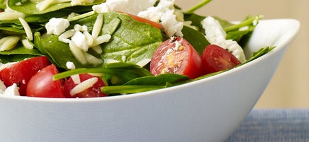 Orzo and Spinach Salad