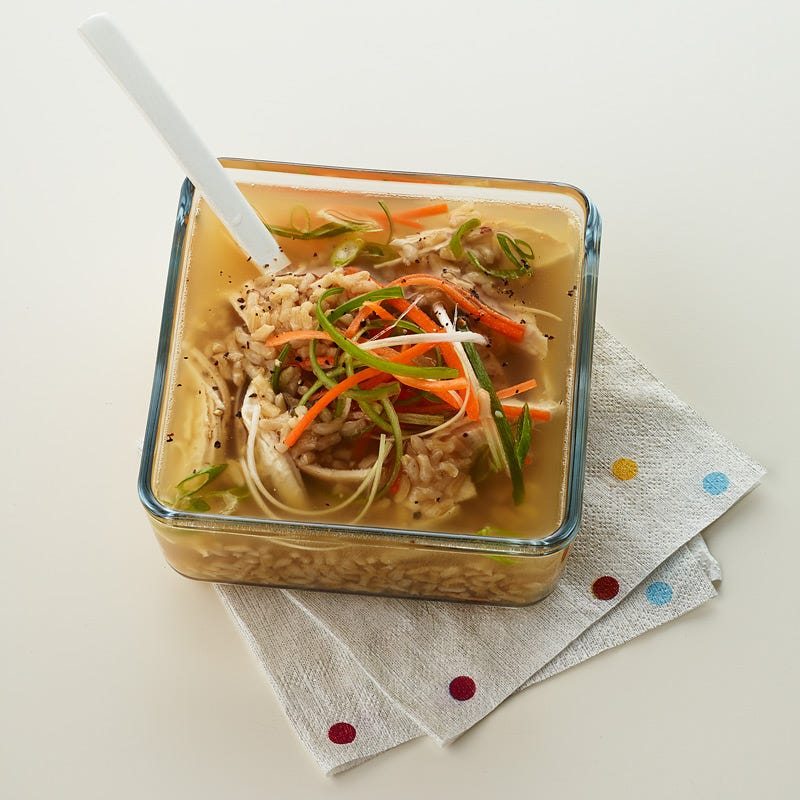 Soupe poulet et riz